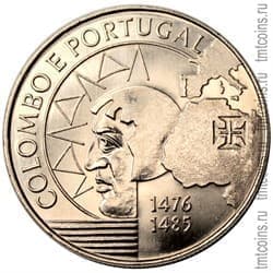 Португалия 200 эскудо 1991 «Колумб и Португалия»