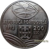 Португалия 200 эскудо 1993 Спрингальд 