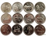 Сомалиленд, набор Знаки зодиака, 12 монет, 2006, UNC