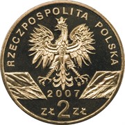 Польша, 2 злотых, 2007, Тюлень