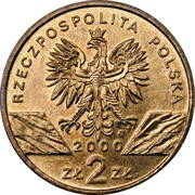 Польша, 2 злотых, 2000, Удод