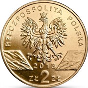 Аверс монеты 2 злотых 2013 фото