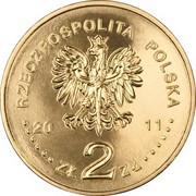 Польша 2 злотых 2011 аверс