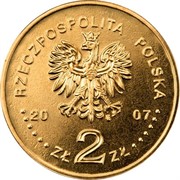 Польша 2 злотых 2007, 75-летие взлома шифра Энигмы аверс