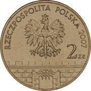 Польша 2 злотых 2007 Клодзко аверс