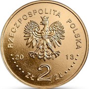 Польша 2 злотых 2013 аверс монеты