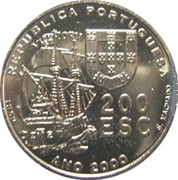 Португалия «Фернан Магеллан», аверс 200 эскудо 2000
