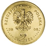 Польша 2 злотых 2008 аверс