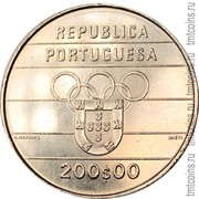 Португалия 200 эскудо аверс