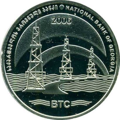 Грузия 3 лари 2006 год, Запуск нефтепровода Баку-Тбилиси-Сейхан